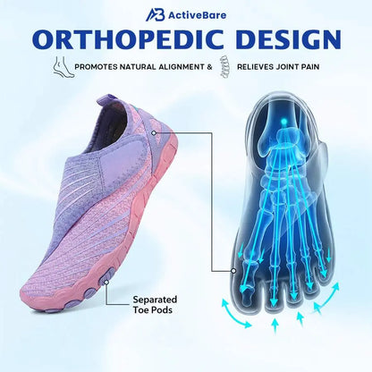 ActiveBare - Wide Toe Box Waterproof Barefoot Shoes For Seniors