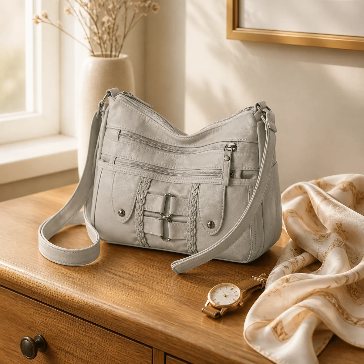 SALE OFF! Soft Leather Crossbody BAG 2026 Multi Color