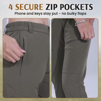 FlexLaria - Women's Stretch Outdoor Utility Cargo Pants