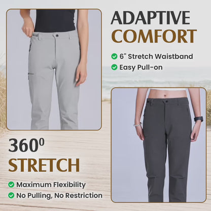 Trelovia - Women's Stretch Flex-Fit Outdoor Utility Pants