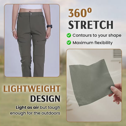 FlexLaria - Women's Stretch Outdoor Utility Cargo Pants