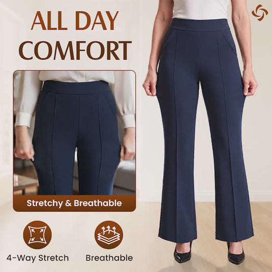 The Comfort Flex Tummy-Control Ponte Pants for Women 50+