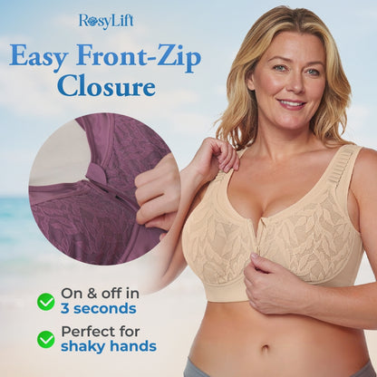 Ultimate Lifting Bounce Control Front Zipper Bra