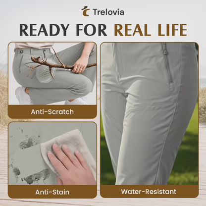 Trelovia - Women's Stretch Flex-Fit Outdoor Utility Pants