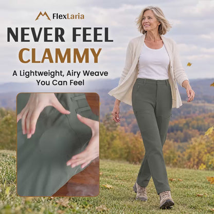 FlexLaria - Women's Stretch Outdoor Utility Cargo Pants