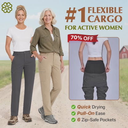 Women's Comfort Stretch Quick-Dry Cargo Pants