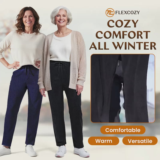 Cozy Stretch Corduroy Pants for Seniors