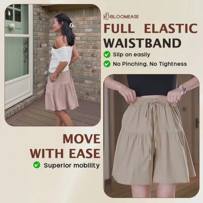 BloomEase - Women's Lightweight Stretch Comfy Flowy Shorts