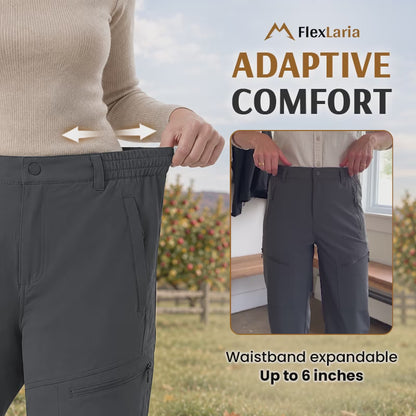 FlexLaria - Women's Stretch Outdoor Utility Cargo Pants