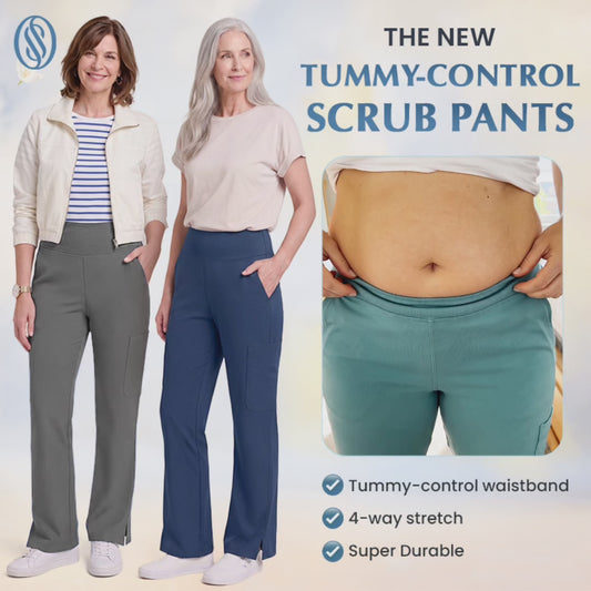 Women's Tummy-control Ultra Stretch Scrub Pants