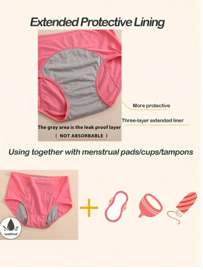 2026 Best-Selling High-Waist Leak-Proof Panties ✨Butter-soft, ultra-stretchy & discreetly protective 🍃