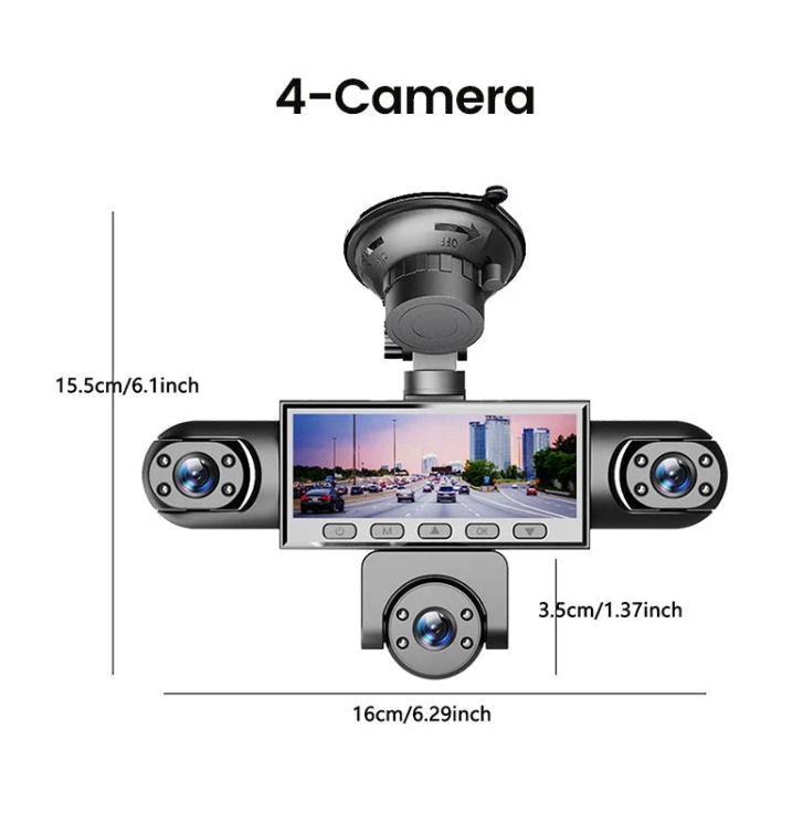 📹1080P Multi-Channel Dash Cam with Night Vision & Parking Monitor🚗