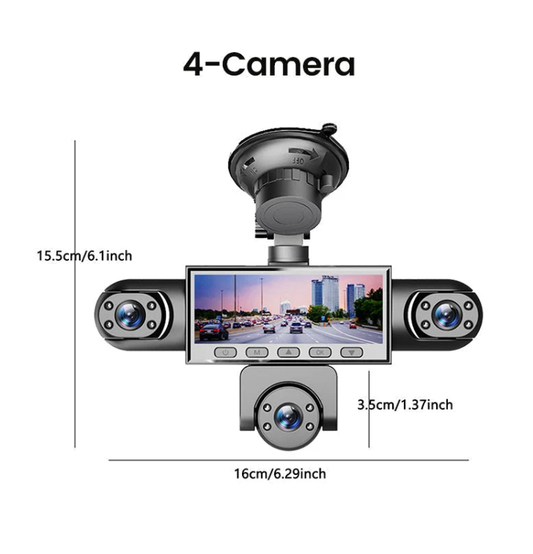 📹1080P Multi-Channel Dash Cam with Night Vision & Parking Monitor🚗