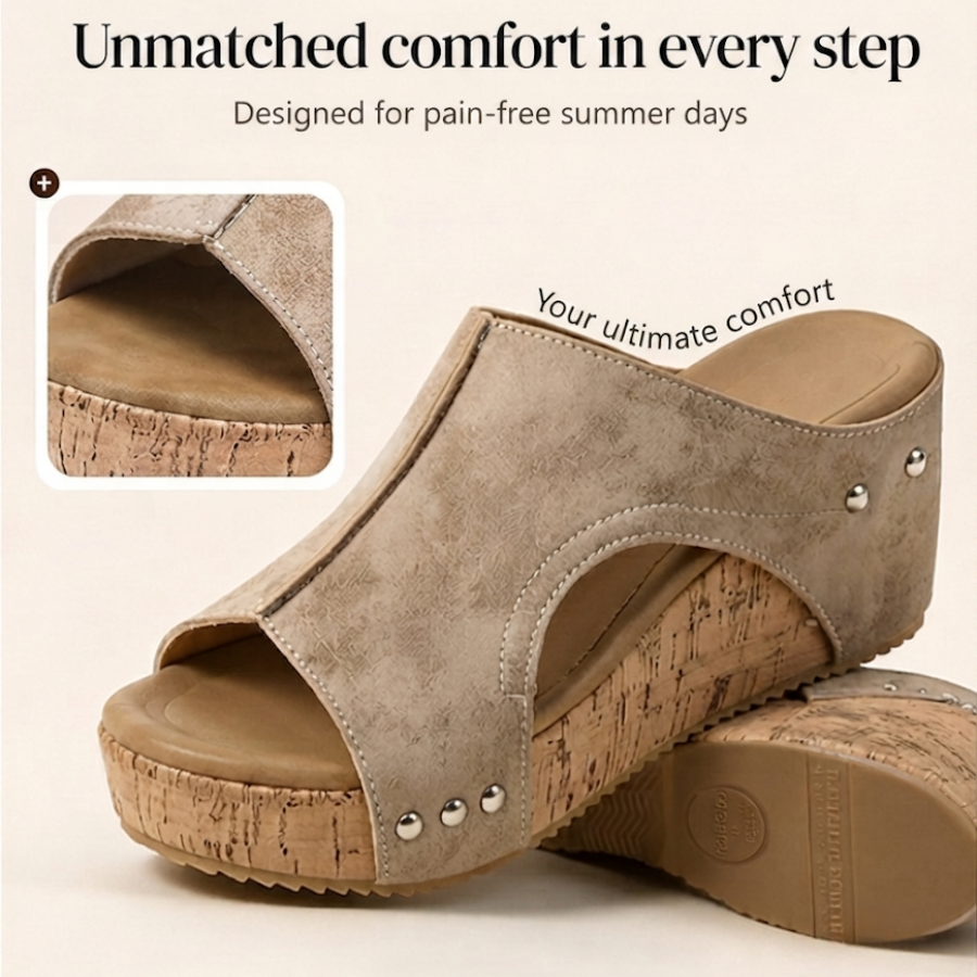 💐50% OFF✨ Orthopedic Support Wedge Sandals – Absolute Comfort for Your Feet 👣