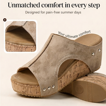💐50% OFF✨ Orthopedic Support Wedge Sandals – Absolute Comfort for Your Feet 👣
