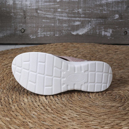 ⏳LAST DAY SALE 🔥🔥Women's Breathable Knit Platform Sandals