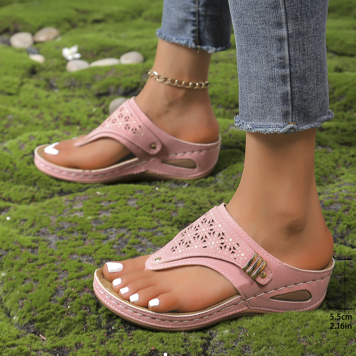 Women's Comfort Wedge Sandals – Everyday Casual Style