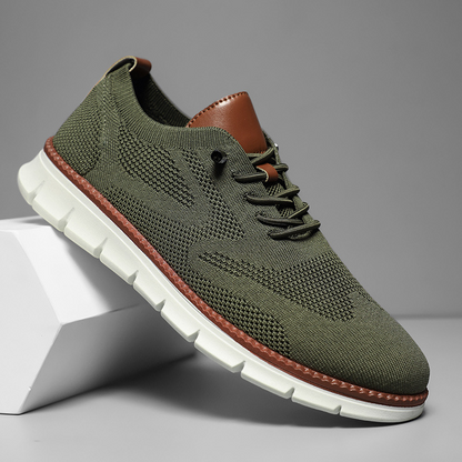 Men’s Orthopedic Wide Toe Box Walking Shoes – Breathable Slip-On Comfort