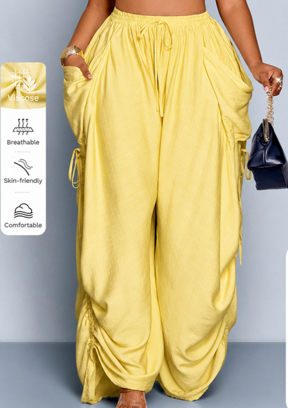 Women's Non-Binding Ultra-Soft Wide-Leg Lounge Pants with Pockets