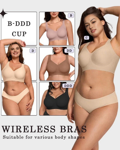 🔥Last Day 50% OFF🔥 All-Day Comfort Wireless Full Coverage Jelly Smoothing Bra