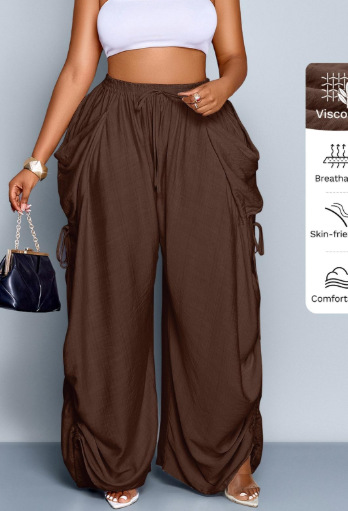 Women's Non-Binding Ultra-Soft Wide-Leg Lounge Pants with Pockets