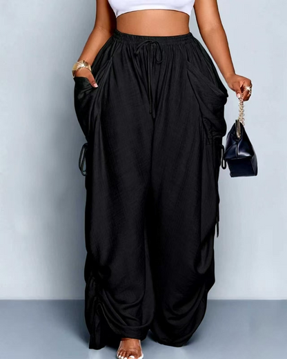 Women's Non-Binding Ultra-Soft Wide-Leg Lounge Pants with Pockets