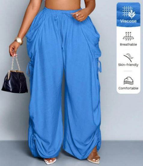 Women's Non-Binding Ultra-Soft Wide-Leg Lounge Pants with Pockets