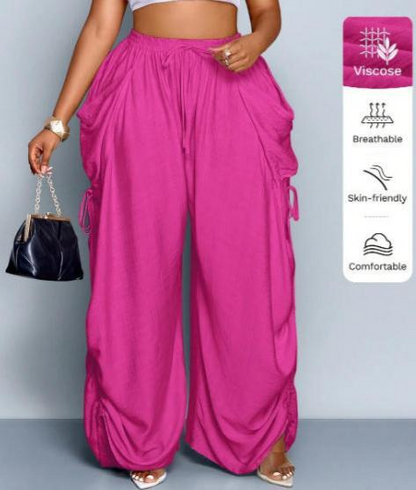 Women's Non-Binding Ultra-Soft Wide-Leg Lounge Pants with Pockets